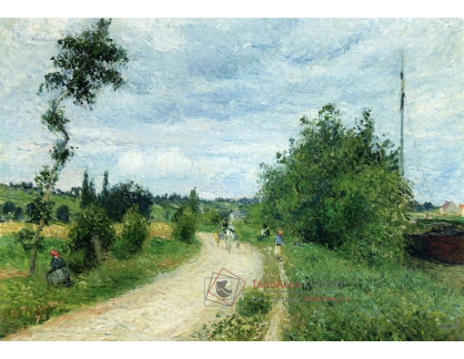 VCP-218 Camille Pissarro - Silnice v Auvers do Pontoise