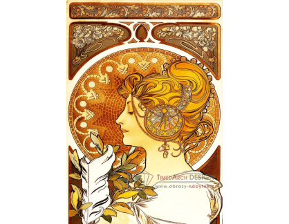 VAM81 Alfons Mucha - La Plume