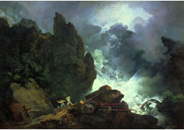SO V-293 Philipp James de Loutherbourg - Lavina v Alpách