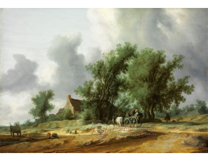 SO XIV-88 Salomon van Ruysdael - Krajina s povozem