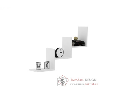 MIST, nástěnná police, bílá