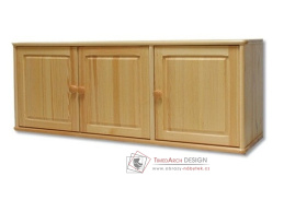 FS-142, nádstavec na skříň šířka 135cm, borovicový masiv