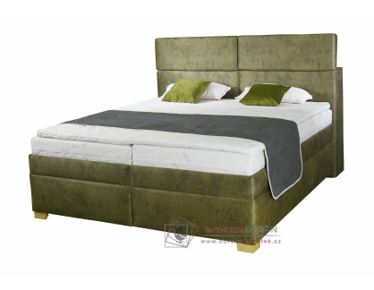YOGA, čalouněná postel - boxspring 180x200cm, výběr provedení
