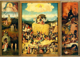 D-6320 Hieronymus Bosch - Triptych vozy sena