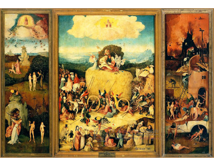 D-6320 Hieronymus Bosch - Triptych vozy sena