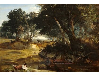 D-7347 Jean-Baptiste-Camille Corot - Les ve Fontainebleau