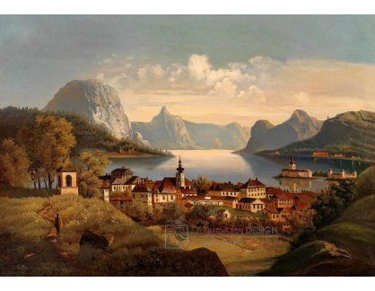 D-9356 Ferdinand Lepie - Pohled na Gmunden