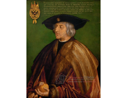 VR12-25 Albrecht Dürer - Portrét cisaře Maximiliana