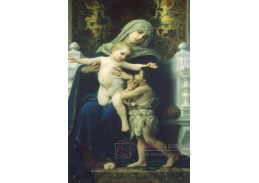 R15-92 Adolph William Bouguereau - Madona s Ježíšem a svatým Janem Babtistou