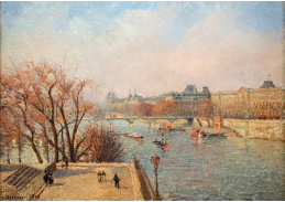 VCP-445 Camille Pissarro - Louvre v zimním slunci