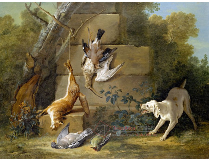 SO XIV-340 Jean-Baptiste Oudry - Pes hlídající úlovek