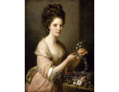 PORT-32 Angelica Kauffmann - Portrét Eleanor, komtesy z Lauderdale