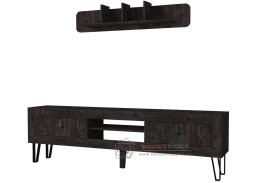 DOURADO, televizní stolek 2-dveřový s poličkou, rehab