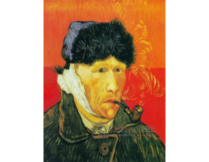 A-3228 Vincent van Gogh - Autoportrét s obvázaným uchem a dýmkou