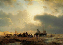 A-3959 Andreas Achenbach - Pláž ve Scheveningenu