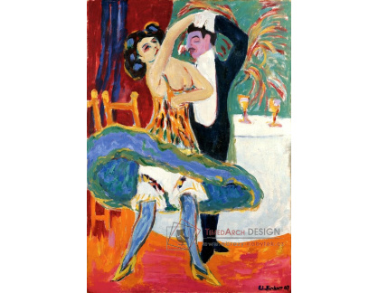 A-7772 Ernst Ludwig Kirchner - Anglický taneční pár ve varieté