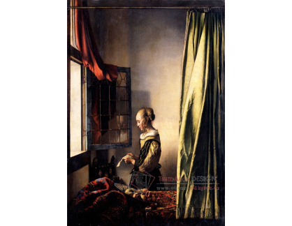 DDSO-2835 Johannes Vermeer - Dívka při čtení dopisu u otevřeného okna