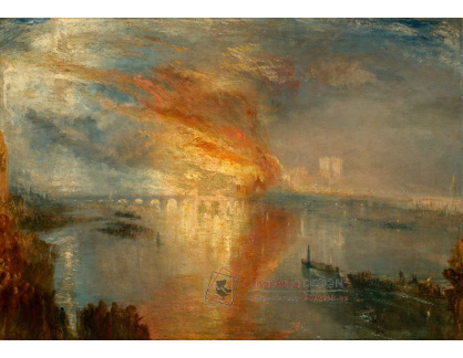 D-7407 Joseph Mallord William Turner - Hořící domy