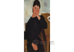 D-8416 Amedeo Modigliani - Elvira odpočívá u stolu