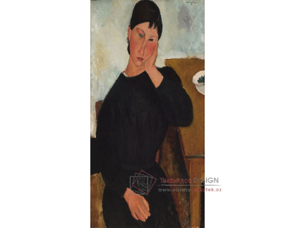 D-8416 Amedeo Modigliani - Elvira odpočívá u stolu