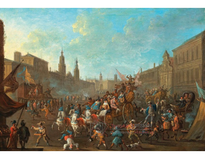 D-8742 Arnold Frans Rubens - Slavnost na náměstí