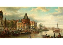 D-9853 Elias Pieter van Bommel - Věž v Amsterdamu