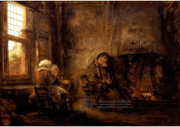 VR4-44 Rembrandt - Tobit a jeho manželka
