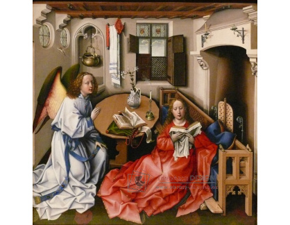 VH826 Robert Campin - Zvěstování