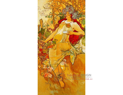 VAM104 Alfons Mucha - Autumn