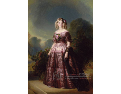 PORT-175 Franz Xavier Winterhalter - Princezna Maria Carolina Augusta Bourbon