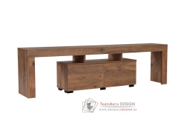 ENCLAVE, televizní stolek 2-dveřový, borovice Atlantic