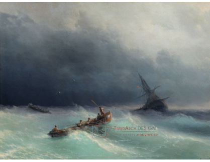 A-1736 Ivan Konstantinovič Ajvazovskij - Bouře na moři