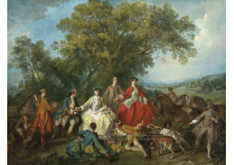 A-1815 Nicolas Lancret - Piknik po lovu