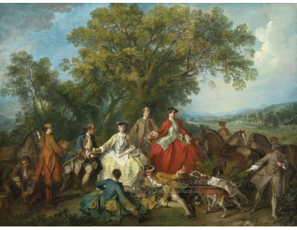 A-1815 Nicolas Lancret - Piknik po lovu