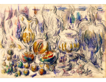 VR10-30 Paul Cézanne - Hrnce a mísy