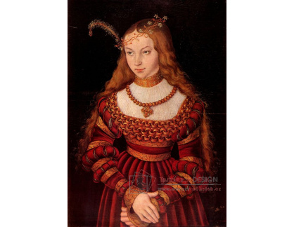 VlCR-58 Lucas Cranach - Portrét Sibylle von Cleve jako nevěsty