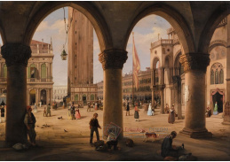 DDSO-1545 Carlo Canella - Piazza San Marco a Campanile v Benátkách