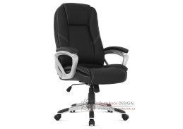 KA-Y282 BK, kancelářská židle, ekokůže černá