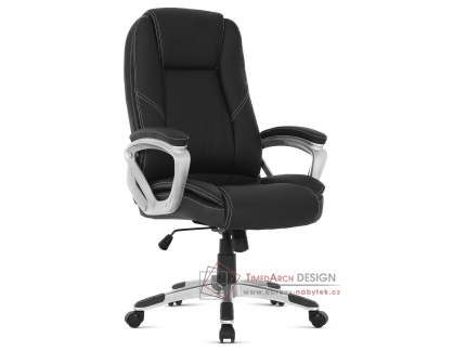 KA-Y282 BK, kancelářská židle, ekokůže černá