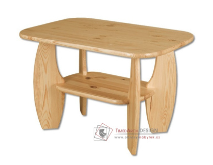 TS-114, konferenční stolek 92x67cm, borovicový masiv