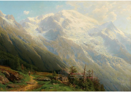 DDSO-1713 Johann Joseph Jansen - Pohled na Mont Blanc