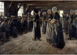 SO V-249 Max Liebermann - Přadleny lnu v Laren
