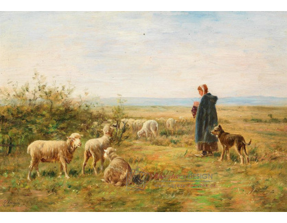 SO XVI-59 Albert Charpin - Pastýřka na louce