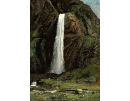 SO XVII-351 Gustave Courbet - Lávka pro pěší v Cascade Mountain