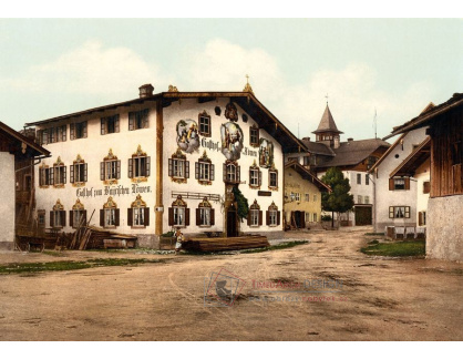 Fotochrom VF 144 Oberammergau,  Německo