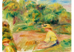 A-1828 Pierre-Auguste Renoir - Krajina se dvěmi postavami