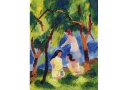 A-6091 August Macke - Dívky při koupání