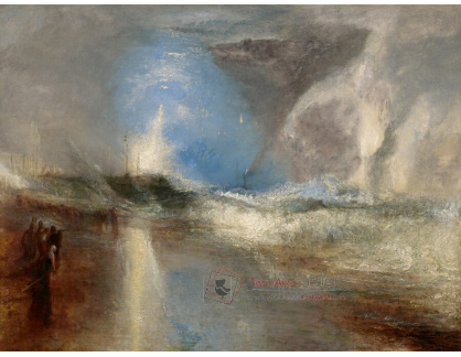 A-7040 Joseph Mallord William Turner - Varování parníku před mělčinou