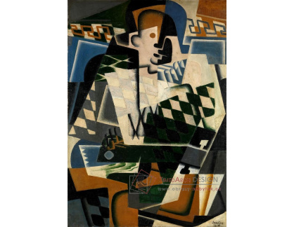 VJG 47 Juan Gris - Harlekýn s kytarou