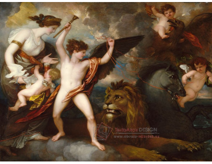 VU180 Benjamin West - Omnia vincit Amor